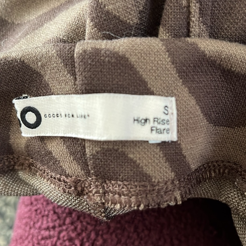 boho Brown Wavy Pattern Flared Pants - image 9